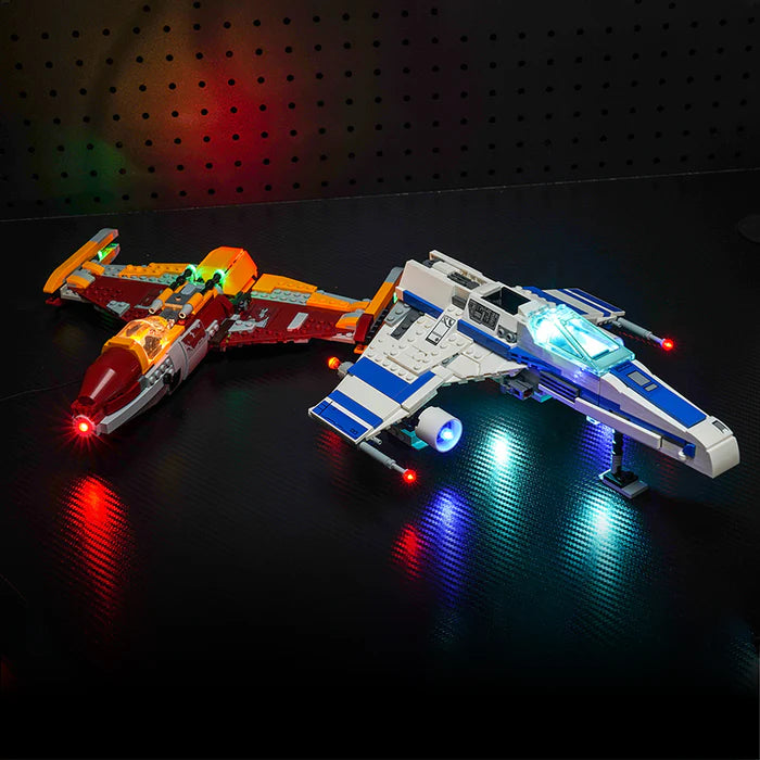 Zestaw LED do LEGO® E-Wing™ Nowej Republiki kontra Myśliwiec™ Shin Hati 75364