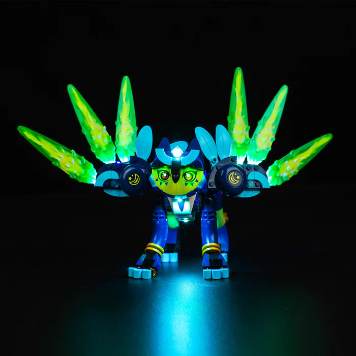 Zestaw LED do LEGO® Zoey i Zian, sowa-kot 71476