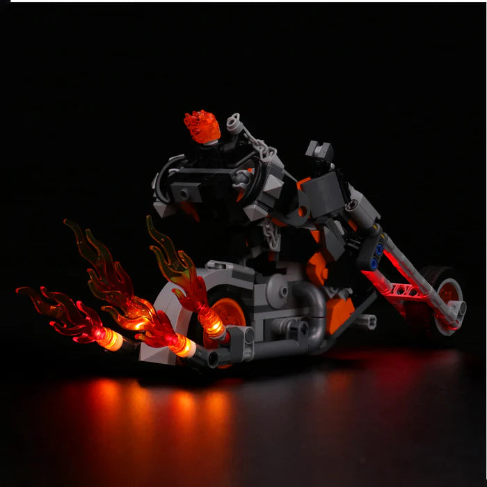 Zestaw LED do LEGO® Upiorny Jeździec — mech i motor 76245