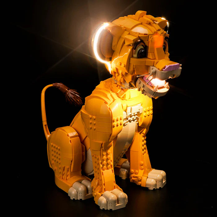 Zestaw LED do LEGO® Młody Simba Król Lew 43247