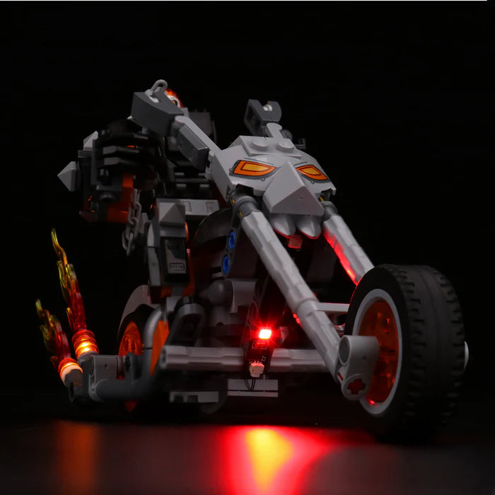 Zestaw LED do LEGO® Upiorny Jeździec — mech i motor 76245