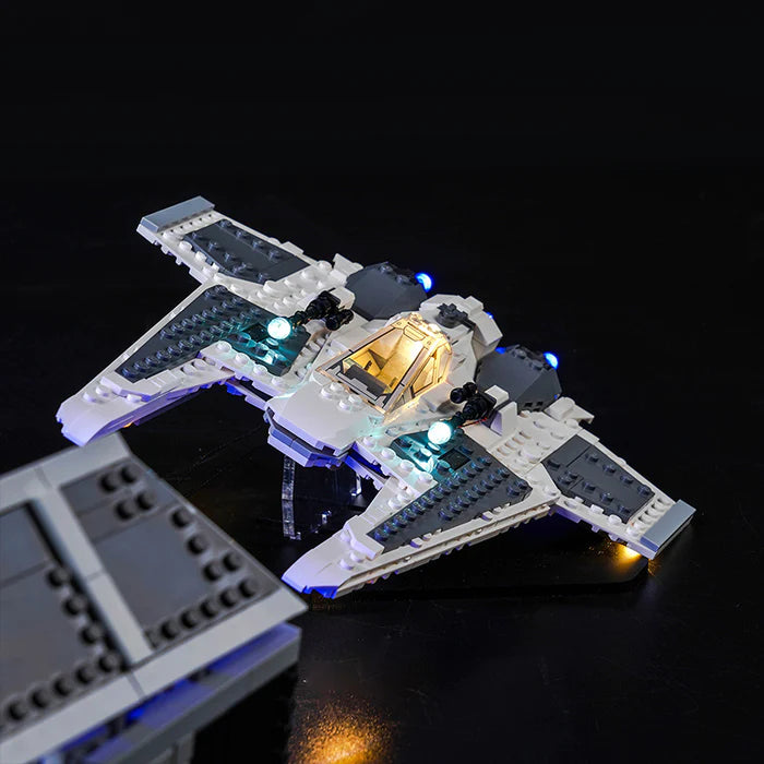Zestaw LED do LEGO® Mandaloriański myśliwiec Fang Fighter kontra TIE Interceptor™ 75348