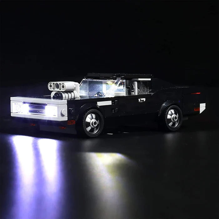 Oświetlenie LED do LEGO® 1970 Dodge Charger R/T 76912