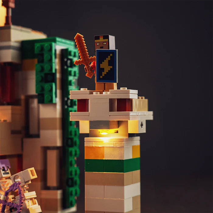 Zestaw LED do LEGO® Forteca Żelaznego Golema 21250