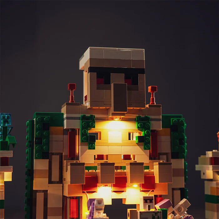 Zestaw LED do LEGO® Forteca Żelaznego Golema 21250