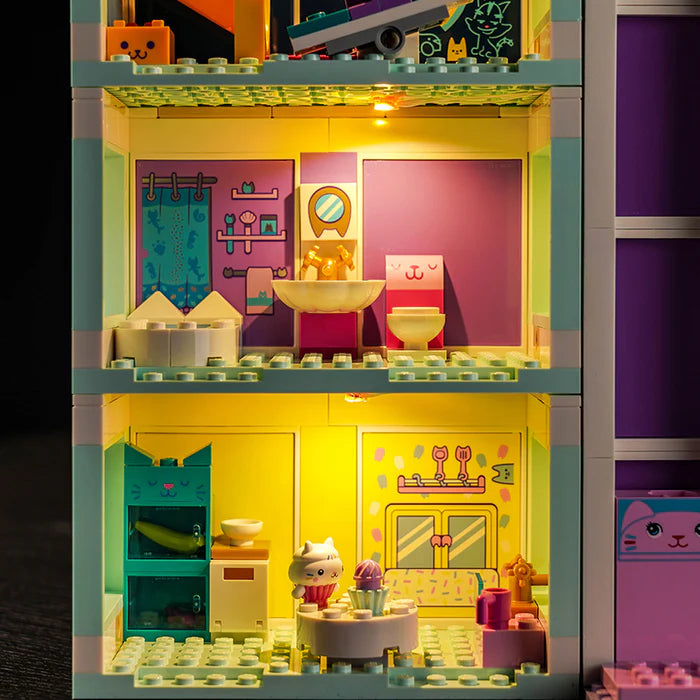 Zestaw LED do LEGO® Koci domek Gabi 10788