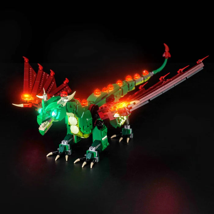 Zestaw LED do LEGO® Średniowieczny smok 31161