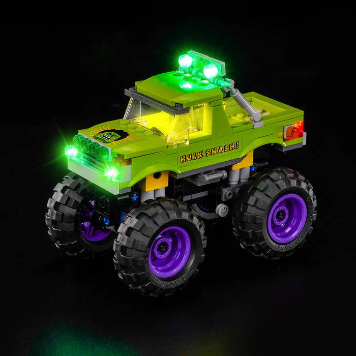 Zestaw LED do LEGO® Monster truck Hulka kontra Thanos 76312