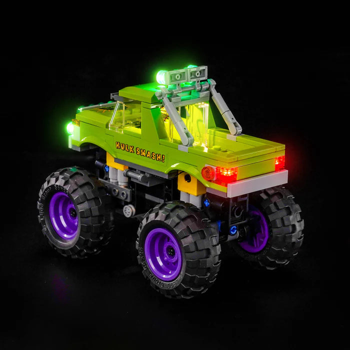 Zestaw LED do LEGO® Monster truck Hulka kontra Thanos 76312